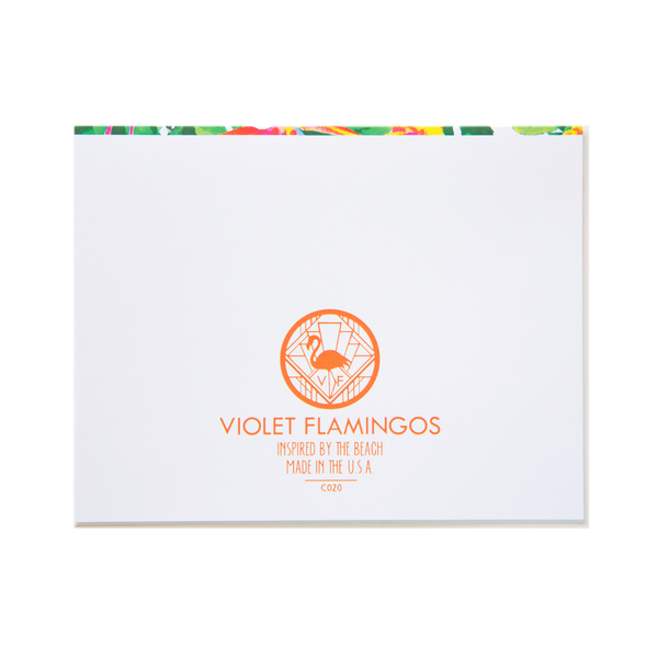 Flamingo Print White Notecard Boxed Set
