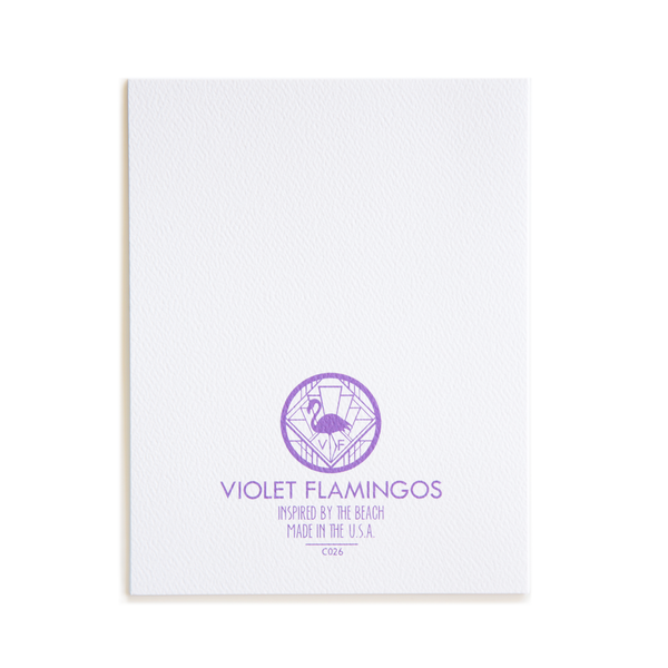 Flamingo Stork Congatulations! New Baby Card