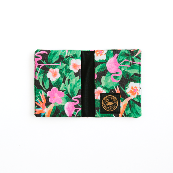 Geo Palms Violet Wallet