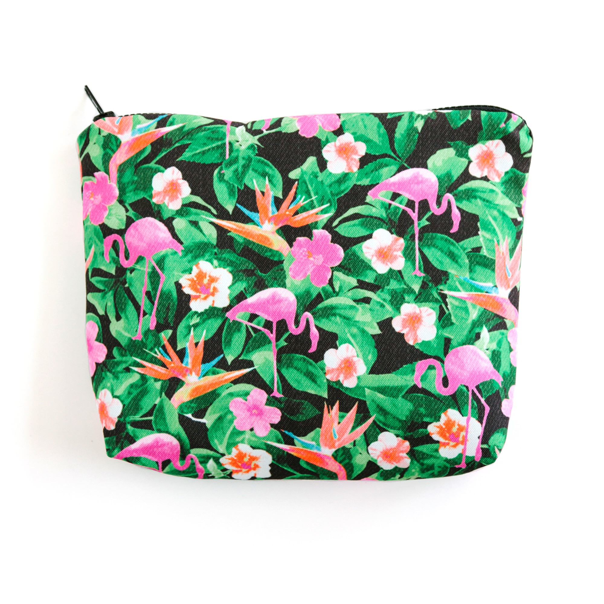 Flamingos Black Essentials Pouch