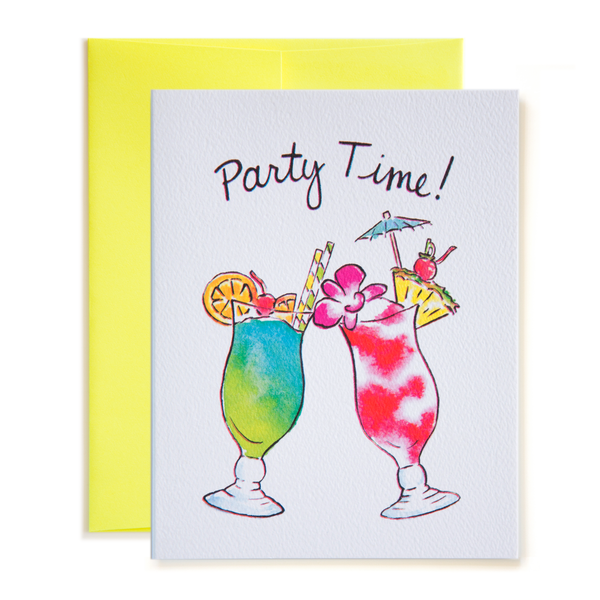 Party Time! Tropical Cocktails Card