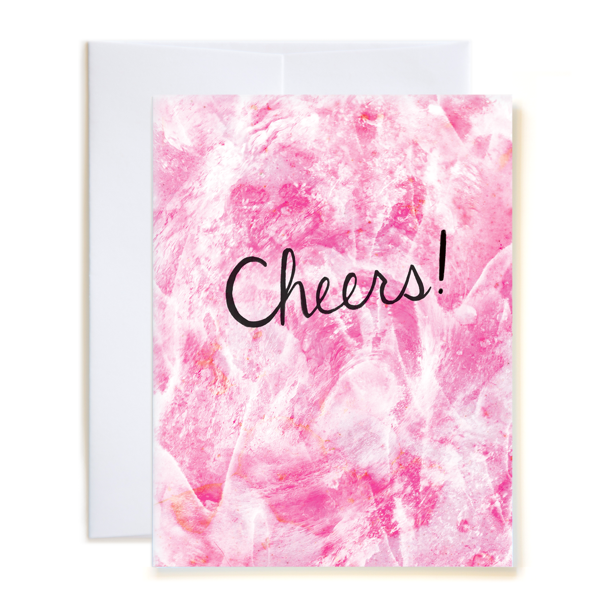 Wave Cheers Pink Card