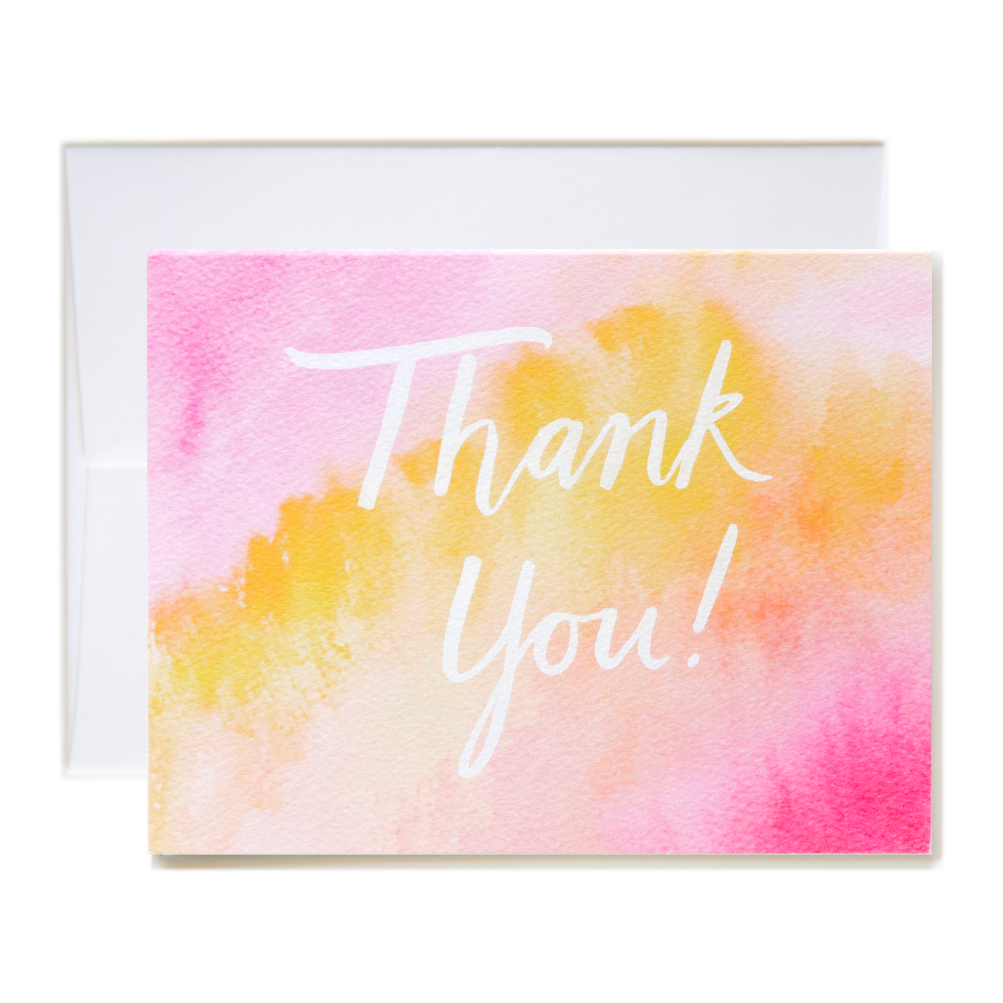 Watercolor Thank You Card