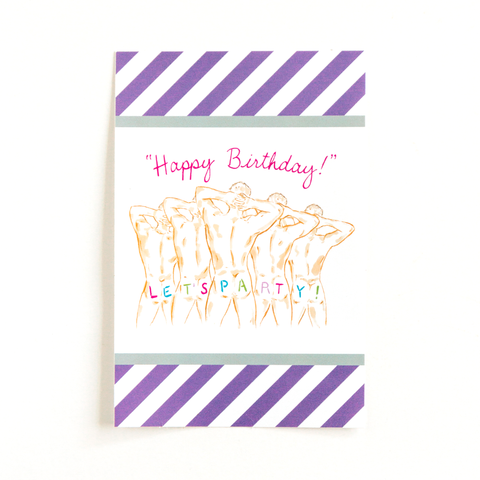 Happy Birthday Let's Party! Bottle Label- Set of 3
